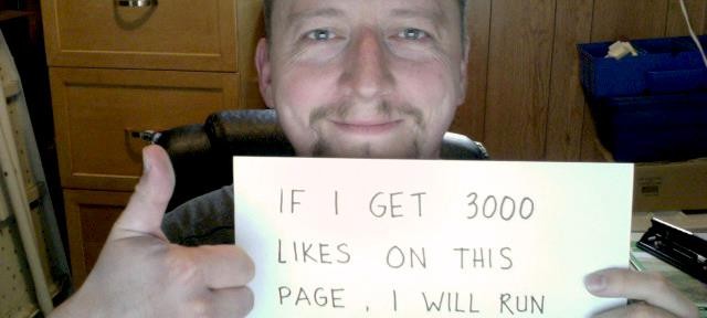 If my Facebook page gets 3,000 likes, I will run for Lethbridge city council.